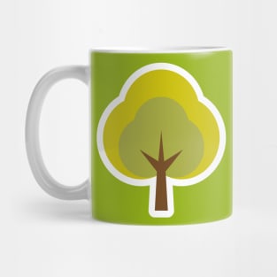 Green tree plant t-shirt Mug